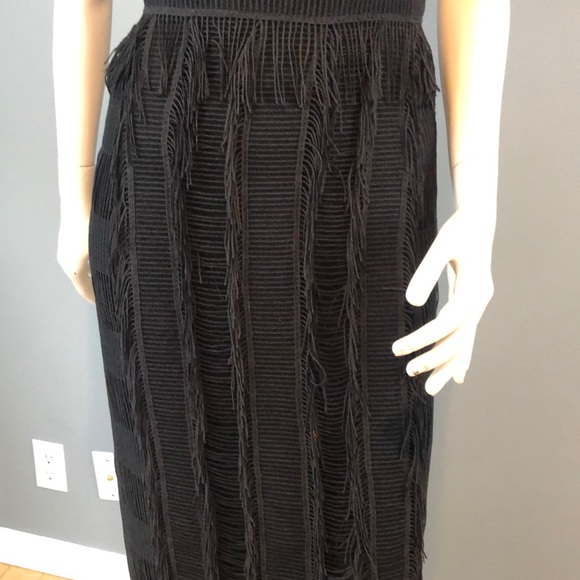 NWT Hugo Boss Black Fringe Dress Sz 0 - Picture 3 of 8